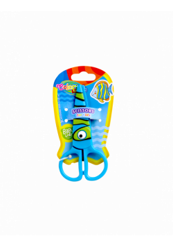 Nożyczki plastikowe Colorino Kids z oczkiem 12,5 cm blister mix.