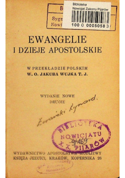 Ewangelie i dzieje apostolskie 1938 r.