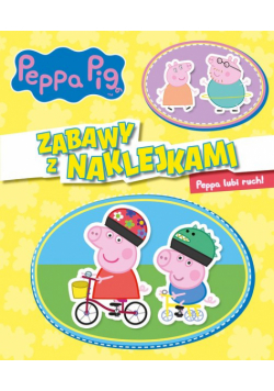 Peppa Pig Zabawy z naklejkami Peppa lubi ruch!