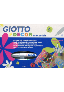 Giotto Decor materials Flamastry 6 sztuk