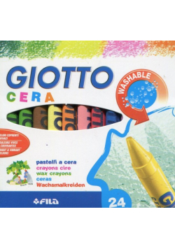 Giotto Kredki woskowe 24 sztuki