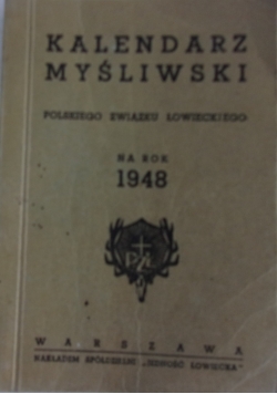 Kalendarz myśliwski na  rok 1948, 1948 r.