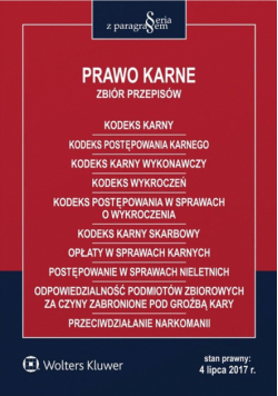 Prawo karne. Zbiór przepisów