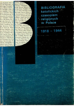 Bibliografia katolickich czasopism religijnych w Polsce