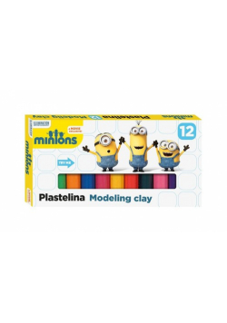 Plastelina 12 kolorów Minionki