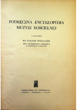 Podręczna encyklopedia muzyki kościelnej