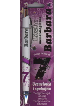 Długopis Numerologiczny - Barbara 7