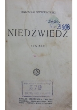 Niedźwiedż,1928r.