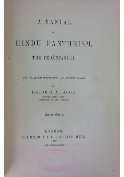 Hindu Pantheism
