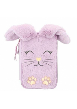 Piórnik potrójny z wyp Astrabag Fluffy Bunny ASTRA