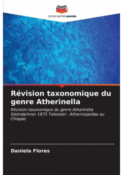 Révision taxonomique du genre Atherinella