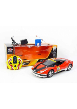 Top Speed samochód zdalnie sterowany 32 cm z ładowarką czerwony