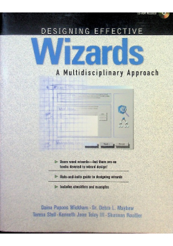 Designing Effective Wizards: A Multidisciplinary Approach