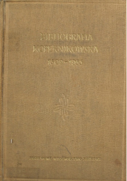 Bibliografia Kopernikowska 1509 - 1955