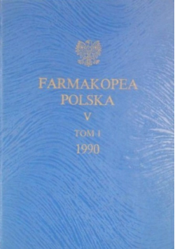 Farmakopea Polska Część V Tom I