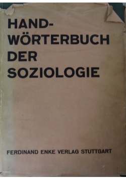 Handworterbuch der soziologie