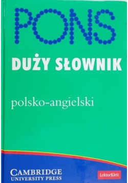 Pons duży słownik polsko angielski