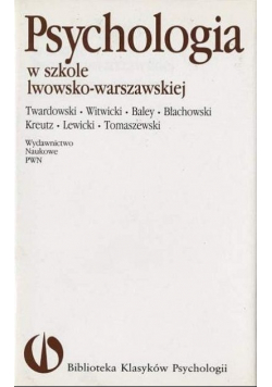 Psychologia w szkole lwowsko warszawskiej