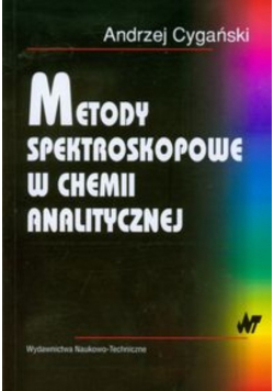 Metody spektroskopowe w chemii analitycznej