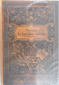 Narrata de fontibus hausta