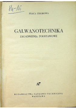 Galwanotechnika