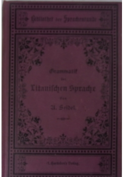Grammatik der Litanischen Sprache