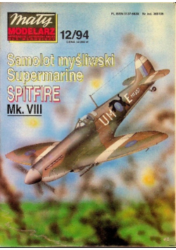 Mały modelarz Nr 12 / 94 Samolot myśliwski Supermarine Spitfire