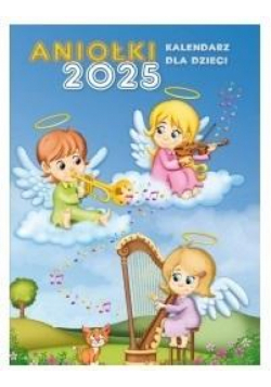 Kalendarz 2025 ścienny wieloplanszowy Aniołki