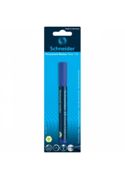 Marker permanentny Schneider Maxx 133 ścięty 1-4mm niebieski blister