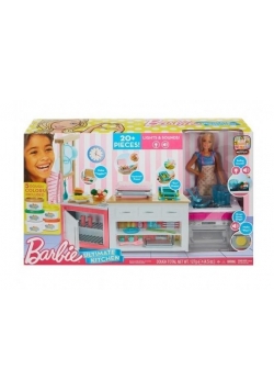 Barbie. Zestaw idealna kuchnia + lalka