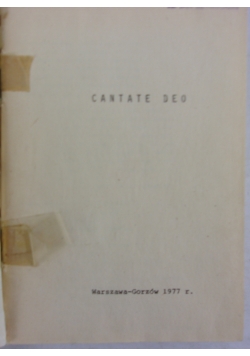 Contate deo