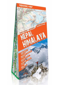 Nepal Himalaya trekking map 1:115000
