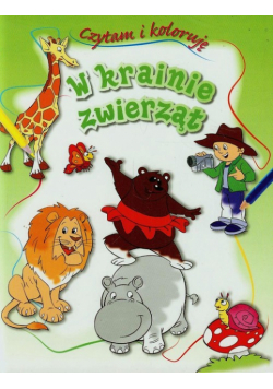 W krainie zwierząt Czytam i koloruję