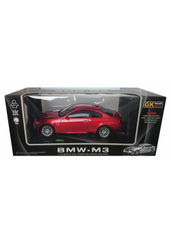 BMW M3 zdalnie sterowane skala 1:18 czerwone
