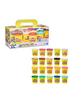 PLAY-DOH Zestaw 20 Kolorowych Tub
