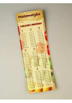 Zakładka do książki Matematyka