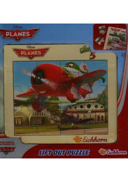 PLANES samoloty puzzle w ramce
