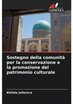 Sostegno della comunità per la conservazione e la promozione del patrimonio culturale