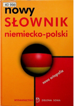 Nowy słownik niemiecko  polski