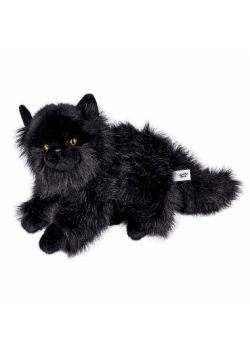 Fluffy Fam kot czarny 24cm 1/12