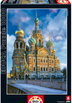Puzzle Sankt Petersburg Kościół 1000
