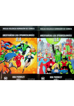 Wielka Kolekcja Komiksów DC Comics Tom 15 i 16  Amerykańska Liga Sprawiedliwości JLA Rok pierwszy Część 1 i