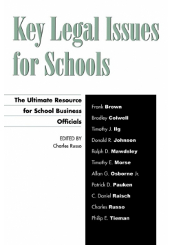 Key Legal Issues for Schools