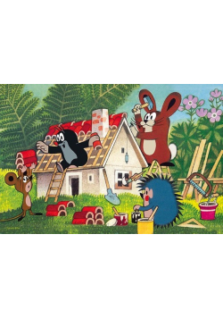 Puzzle Maxi Krecik Budowa domu 24
