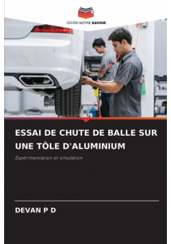 Essai De Chute De Balle Sur Une Tôle D'aluminium