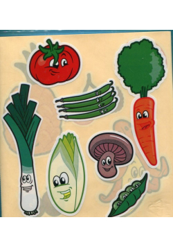 Naklejki Jumbo Owoce i warzywa