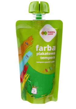 Farba tempera 100ml zielona HAPPY COLOR