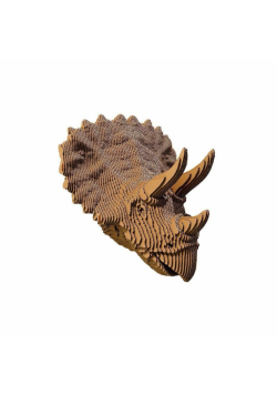 Puzzle ścienne 3D kartonowe - Triceratops