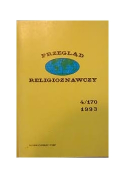 Przegląd religioznawczy 4/170 1993