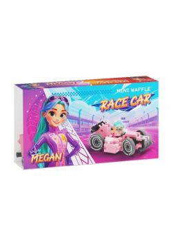 Klocki konstrukcyjne mini Pink Race Car Megan 50 elementów